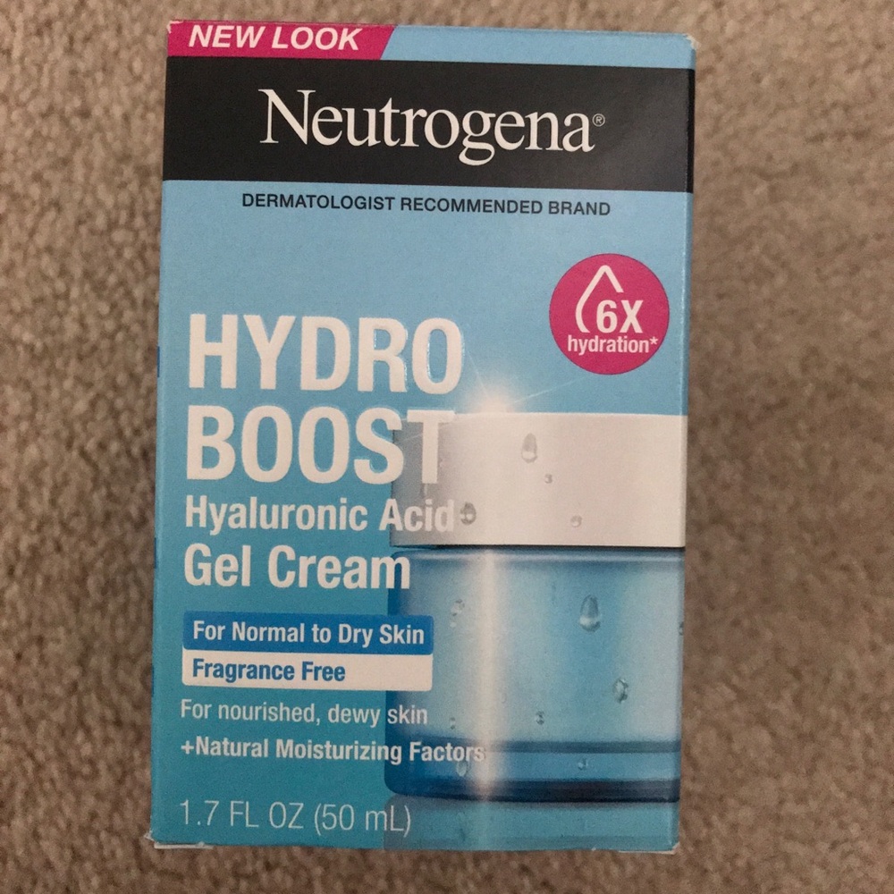 NEW Neutrogena Hydro Boost Gel Cream Fragrance Free Full Size 1.7 fl oz NIB - Picture 2 of 5